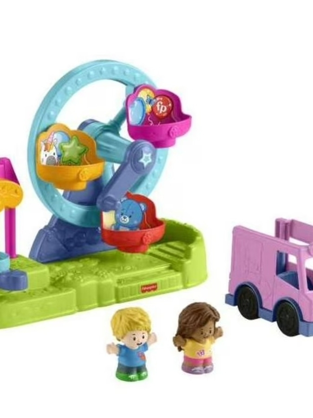 Fisher-Price Bright Ferris Wheel Playset in Pink, Blue, Green, Yellow, Red